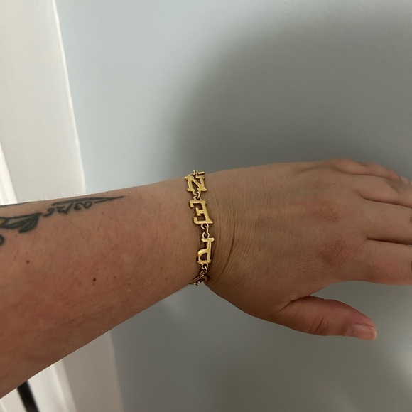 Gold Tone “Penny” Bracelet - Picture 3 of 5